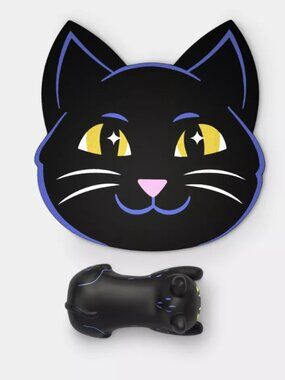 HeyDay Black Cat Mouse Pad & Wrist Rest | NWT